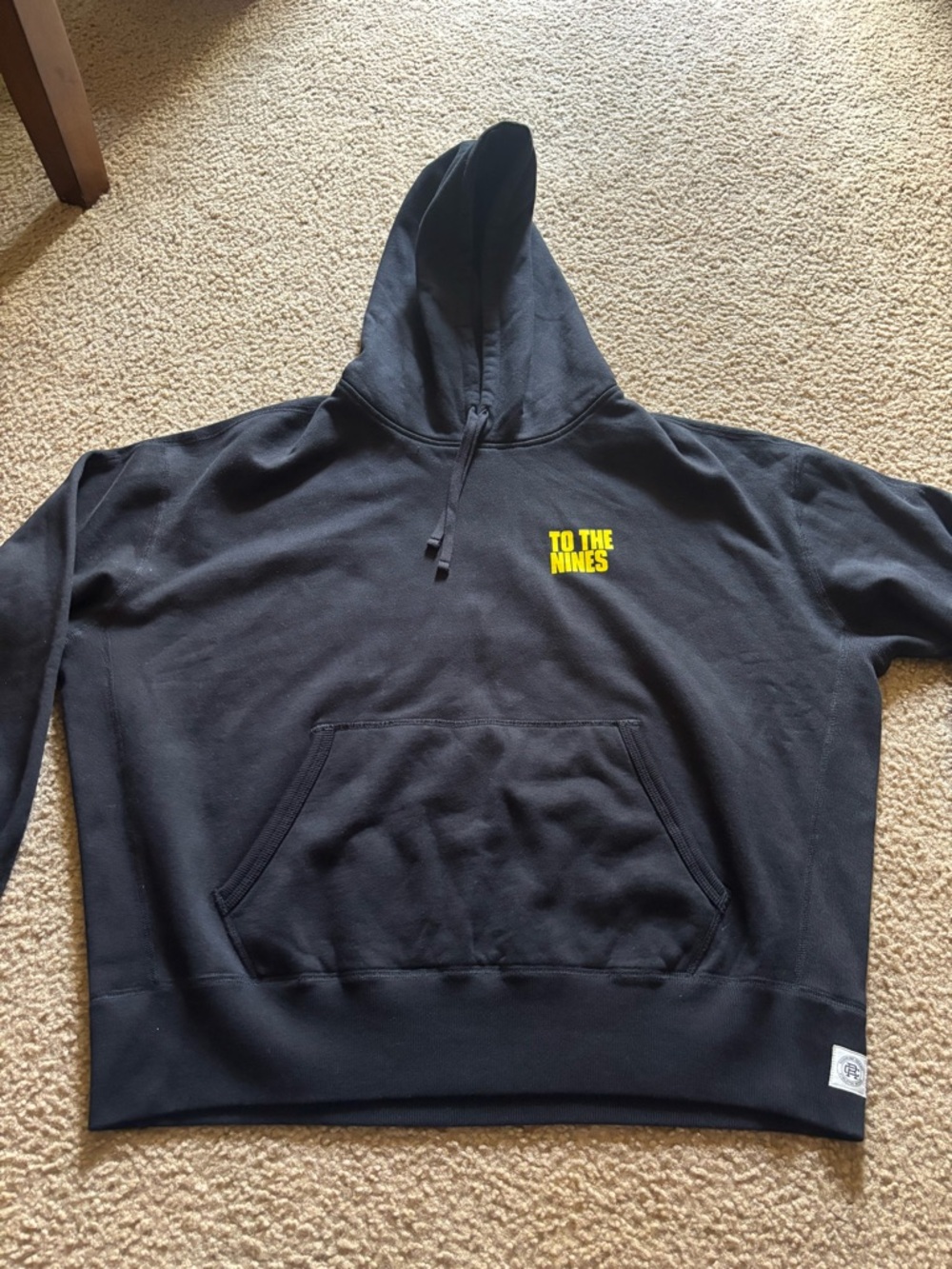 Reigning Champ Black Men’s Hoodie Size Large